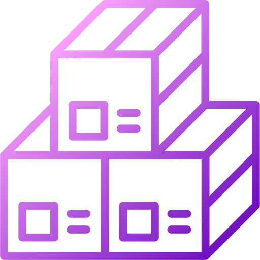 cajas Generic gradient outline icono