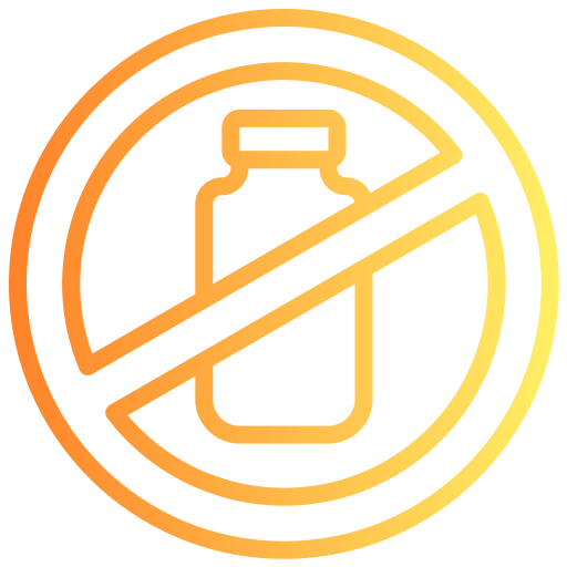 No bottle Generic gradient outline icon