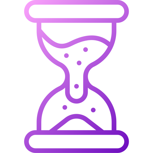 reloj de arena Generic gradient outline icono