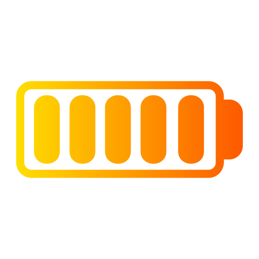 volle batterij Generic gradient fill icoon