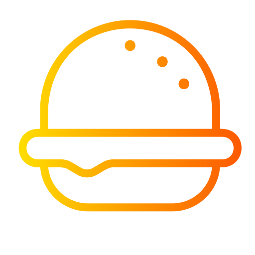 hamburger Generic gradient outline ikona