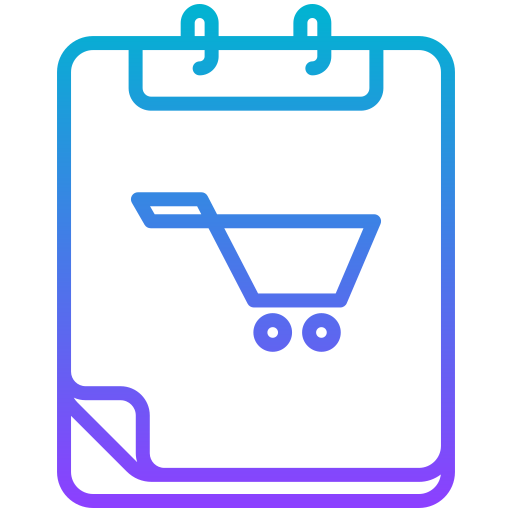 compras Generic gradient outline Ícone