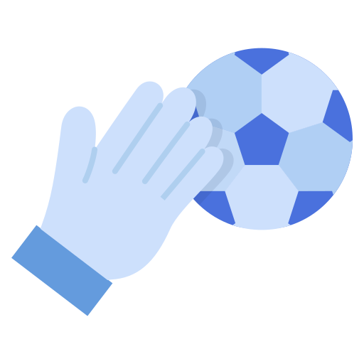 rękawiczki piłkarskie Generic color fill ikona