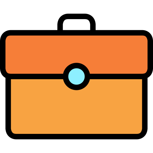 서류 가방 Generic color lineal-color icon