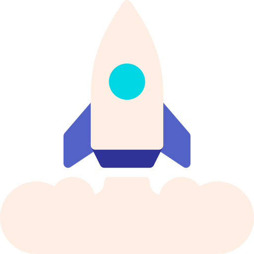 lanzamiento de cohete Generic color fill icono