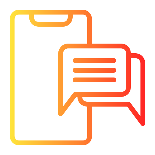Messaging Generic gradient outline icon