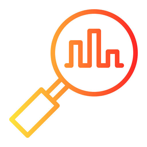 Market research Generic gradient outline icon