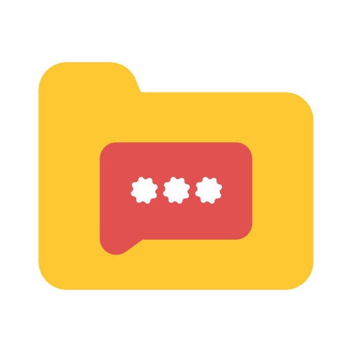 Encrypted data Generic color fill icon