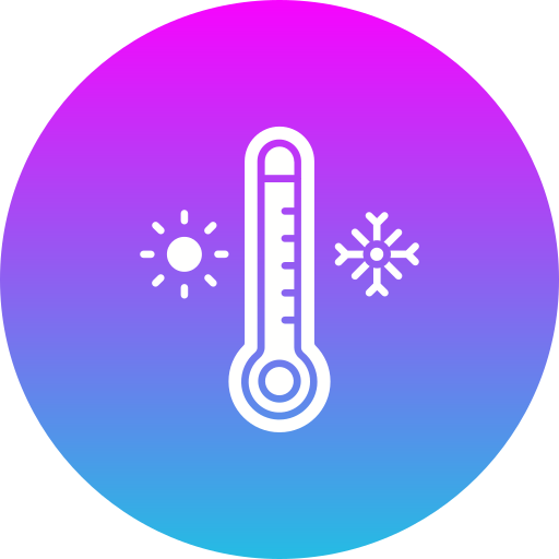 climatización Generic gradient fill icono