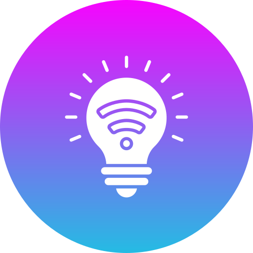 Smart lighting Generic gradient fill icon