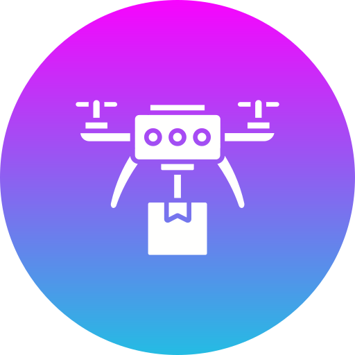 livraison par drone Generic gradient fill Icône