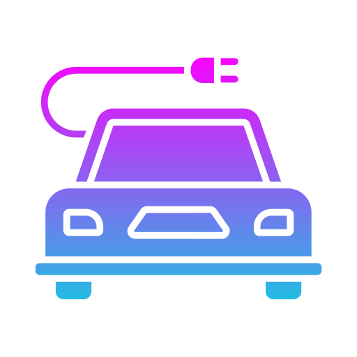 Electric Car Generic gradient fill icon