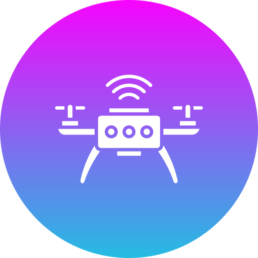 Smart drone Generic gradient fill icon