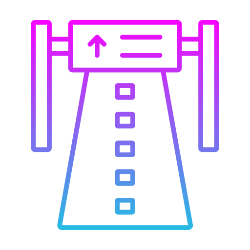 Шоссе Generic gradient outline иконка