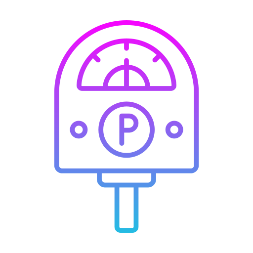 parkeermeter Generic gradient outline icoon