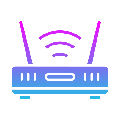 router wifi Generic gradient fill ikona