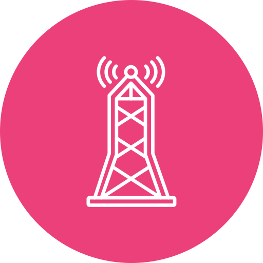 torre di segnalazione Generic color fill icona