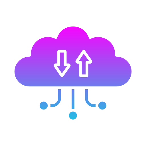 cloud computing Generic gradient fill icon