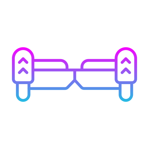 hoverboard Generic gradient outline icono
