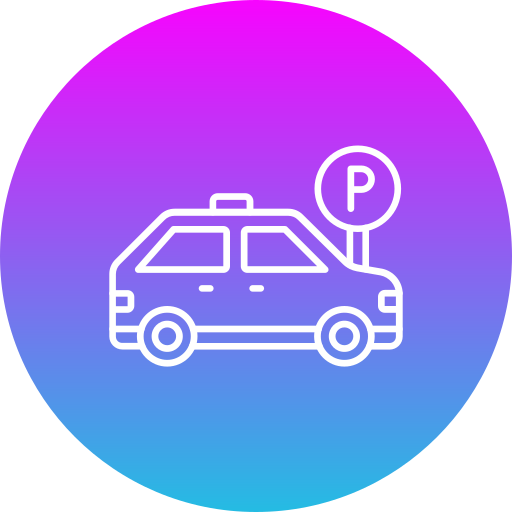 aparcamiento Generic gradient fill icono