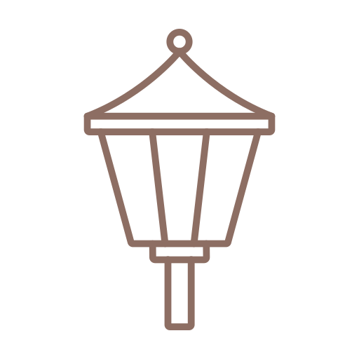 lampa uliczna Generic color outline ikona