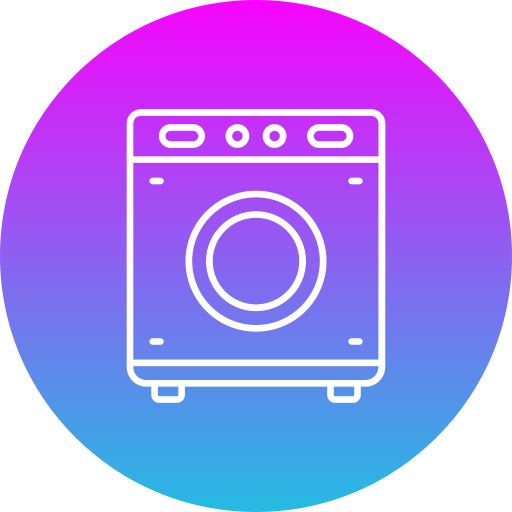 máquina de lavar Generic gradient fill Ícone