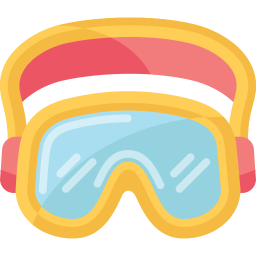 masque de ski Generic color fill Icône