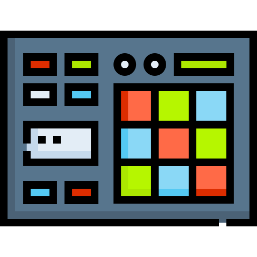 plataforma de lanzamiento Detailed Straight Lineal color icono
