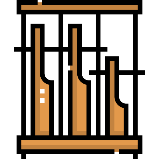 angklung Detailed Straight Lineal color icoon