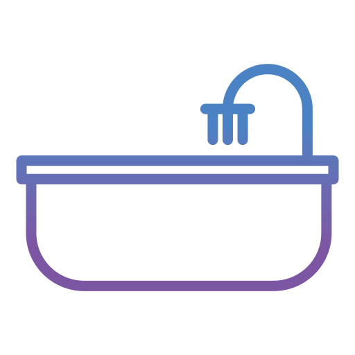 Bath Generic gradient outline icon