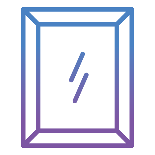 フレーム Generic gradient outline icon