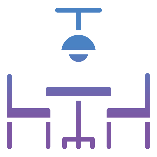Обеденный стол Generic gradient fill иконка