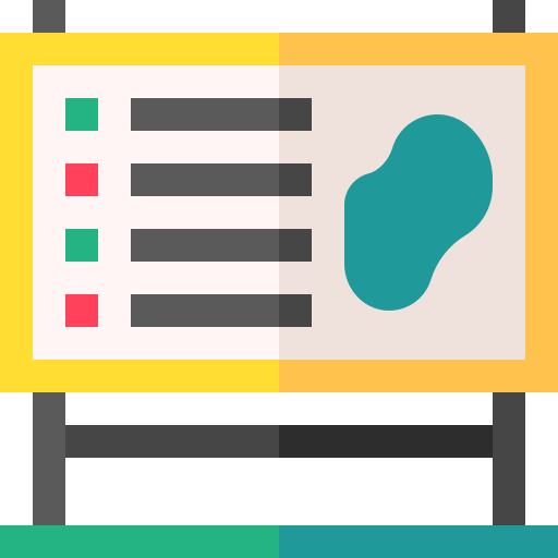 패널 Basic Straight Flat icon