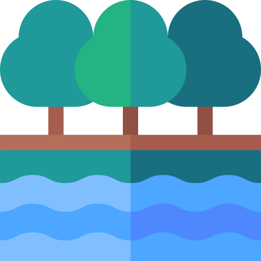 rivier Basic Straight Flat icoon