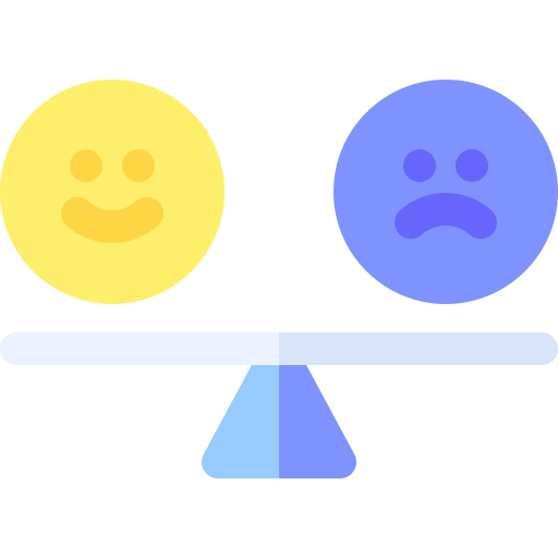 Balance scale Basic Rounded Flat icon