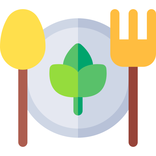 wegetariański Basic Rounded Flat ikona