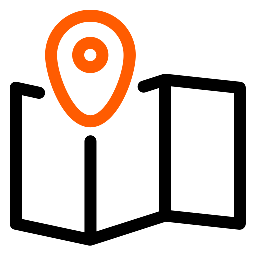 mapa Generic color outline icono
