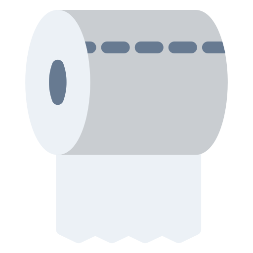 Paper roll Generic color fill icon