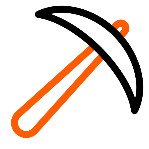 Pickaxe Generic color outline icon