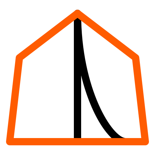 텐트 Generic color outline icon