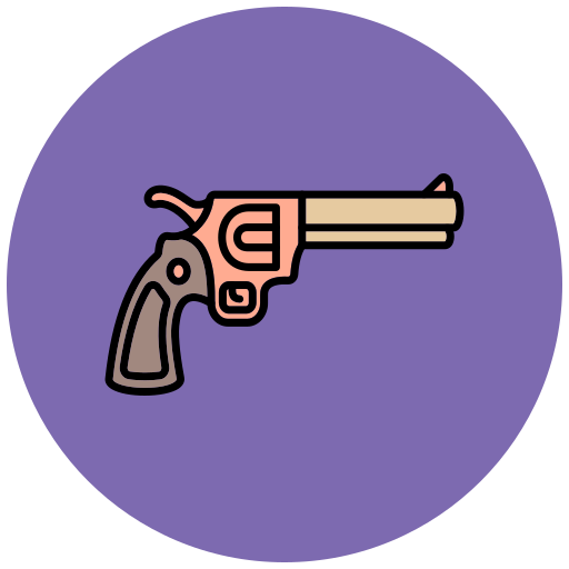Revolver Generic color lineal-color icon