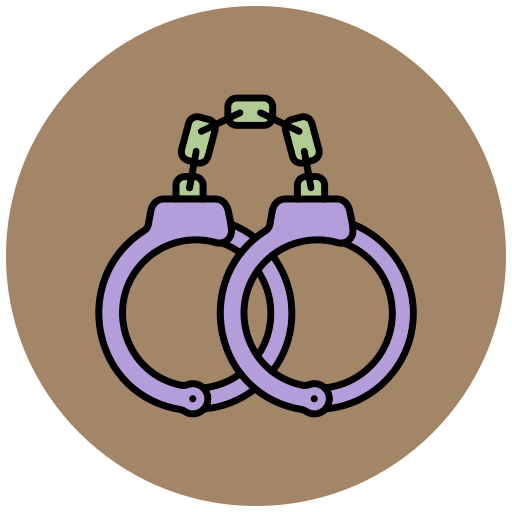 Handcuffs Generic color lineal-color icon