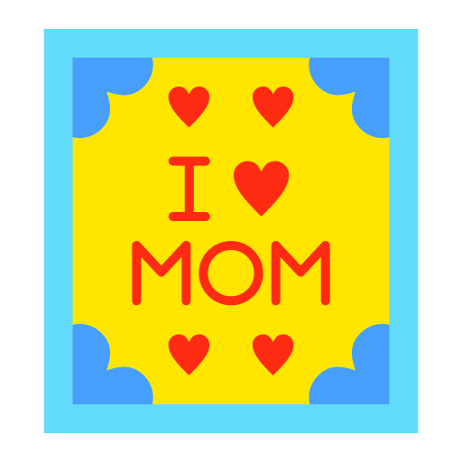I love mom Generic color fill icon