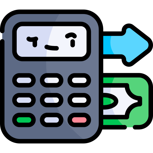 payment terminal Kawaii Lineal color icon