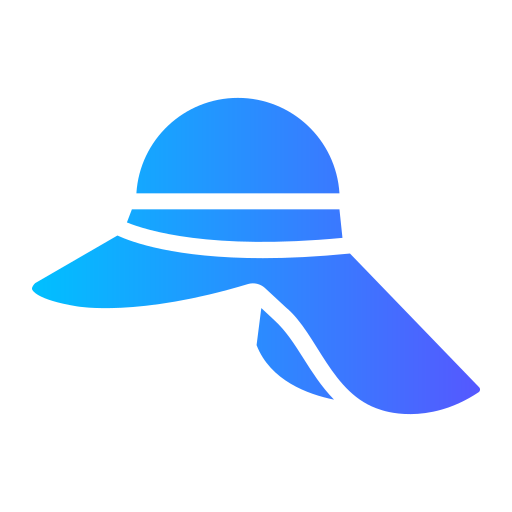 vissende hoed Generic gradient fill icoon