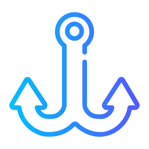 Fishing hook Generic gradient outline icon