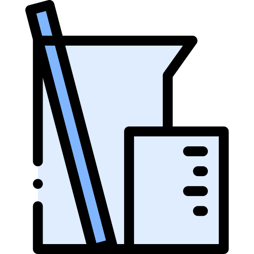 化学容器 Detailed Rounded Lineal color icon