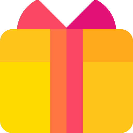 Gift box Basic Rounded Flat icon
