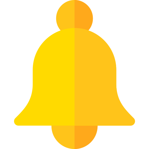 campana de notificación Basic Rounded Flat icono