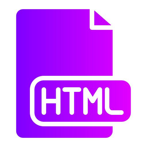 html Generic gradient fill icono